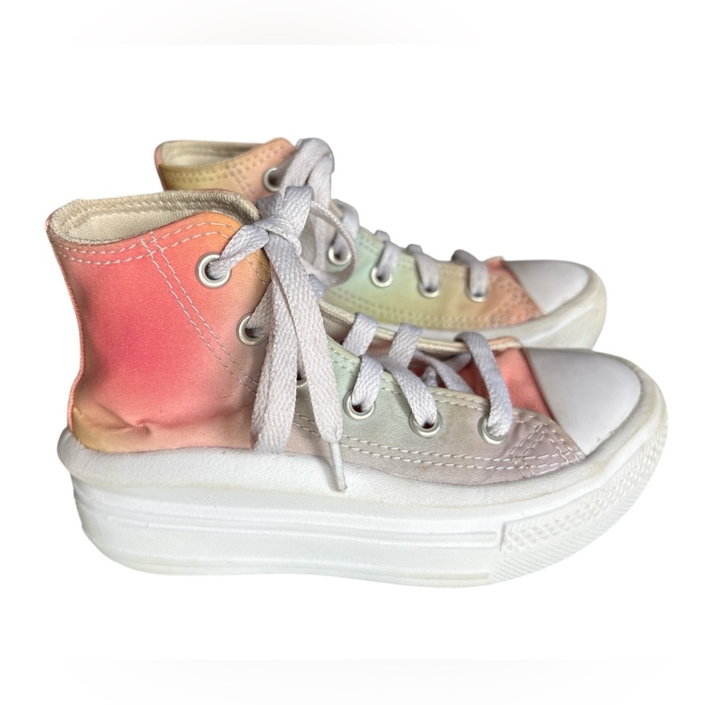 Converse Chuck Taylor All Star Mermaid Move Girl's Platform Sneakers, Size 11 - Picture 4 of 8